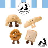 Puppy N Paw Breakfast Bread Dog Toy